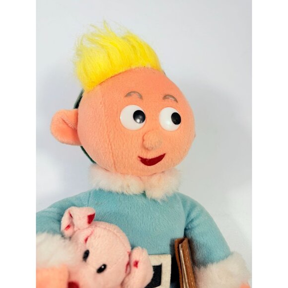 Hermey Elf Dentist Stuffkins Plush Toy w Tag 1999 Rudolph Island of Misfit Toys - Picture 3 of 16